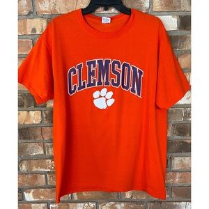 Jerzee Clemson Tigers Women’s Orange Logo Short Sleeve T-Shirt
